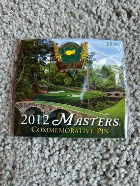 2012 Masters Commemorative Pin - Green & Gold